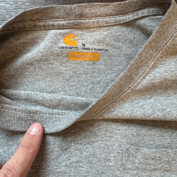 Carhartt grey long sleeve *READ DESCRIPTION * - Picture 3 of 5
